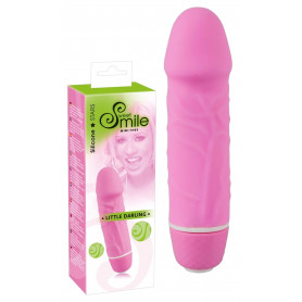 Vibratore in silicone mini fallo realistico vibrante vaginale anale pene finto