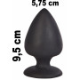 Plug anale grande dilatatore tappo anal butt in silicone nero stimolatore sextoy