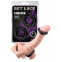 Anello fallico ritardante cock ring per pene uomo nero stimolatore sex toys Set