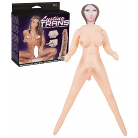 Bambola bambolo trans gonfiabile sexy doll realistica con fallo e ano uomo