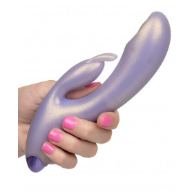 Vibratore rabbit dildo vibrante stimolatore vaginale e clitoride in silicone sex