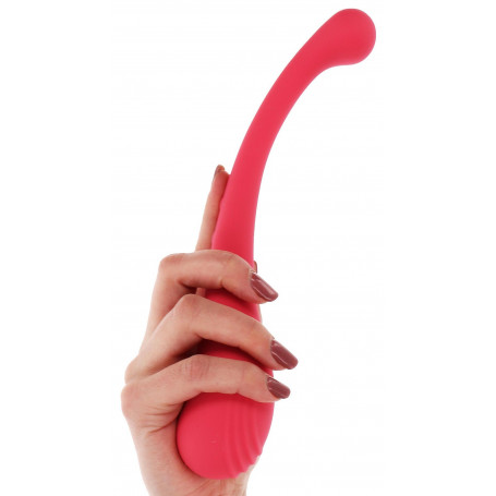 Vibratore in silicone fallo vaginale per punto G ricaricabile dildo vibrante sex