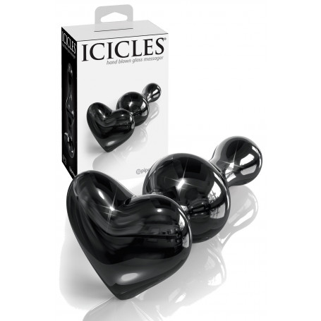 Anal plug in vetro cuore dilatatore glass tappo anale stimolatore fallo sex toys
