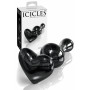 Anal plug in vetro cuore dilatatore glass tappo anale stimolatore fallo sex toys