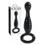 Fallo anale in vetro anal butt plug dildo dilatatore glass stimolatore sexy nero