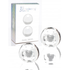 Palline vaginali in vetro stimolatore glass balls trasparente massaggiatore sexy