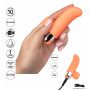 Vibratore vaginale stimolatore per clitoride da dito mini fallo vibrante ricaricabile