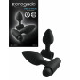 fallo anale plug dildo in silicone fallo vibratore nero realistico anal butt