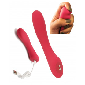 Vibratore vaginale ricaricabile in silicone fallo vibrante dildo pene finto sex
