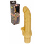 Vibratore realistico in silicone fallo vibrante dildo oro vaginale anale morbido