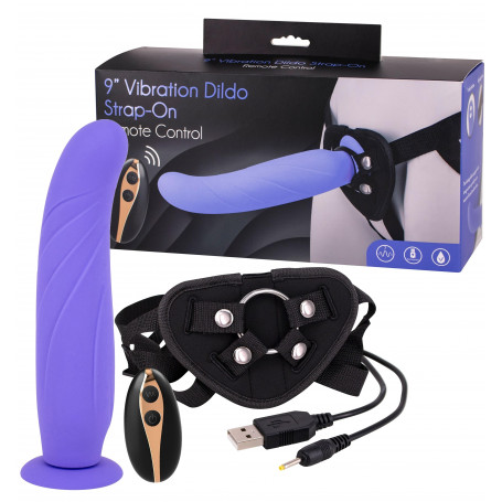 Vibratore ricaricabile in silicone indossabile pene finto vaginale fallo anale