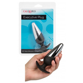 Plug anale dilatatore in silicone e metallo stimolatore fallo sex toys anal butt