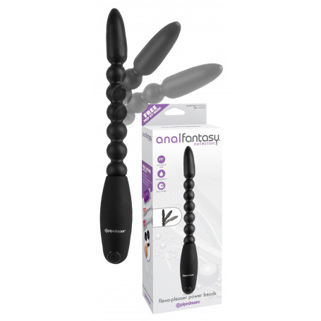 Fallo anale a sfere dildo stimolatore dilatatore anal plug nero sex toys morbido