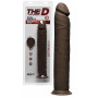Fallo realistico con ventosa dildo anale e vaginale pene finto sex toys marrone