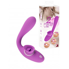 Vibratore vaginale doppio in silicone fallo stimolatore clitoride ricaricabile