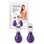 Stimolatore seno fetish pompa succhia capezzoli bondage kit 2 pz sex toys donna