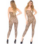 copy of lingerie intimo donna sexy tuta senza maniche leopardata sensuale bodystocking