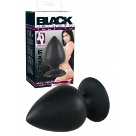 Plug anale nero grande fallo anal butt in silicone dilatatore maxi stimolatore