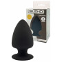 Plug anale grande in silicone fallo dilatatore maxi anal butt nero morbido sextoy