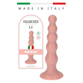 Fallo con ventosa a sfere dildo vaginale anale mini stimolatore morbido sex toys