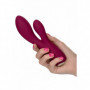 Vibratore vaginale rabbit fallo vibratore doppio in silicone ricaricabile sextoy