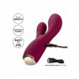 Vibratore vaginale rabbit fallo vibratore doppio in silicone ricaricabile sextoy