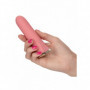 Vibratore vaginale rosa in silicone ricaricabile fallo vibrante sex toys donna