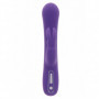 Vibratore in silicone doppio ricaricabile fallo vaginale vibrante dildo rabbit