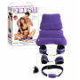 Cuscino dell'amore con manette e polsini fetish per giochi erotici di coppia sex