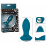 Vibratore ricaricabile in silicone anal plug con pietra tappo dilatatore anale