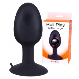 Plug anale in silicone morbido nero dilatatore con ventosa sexy tappo anal fallo