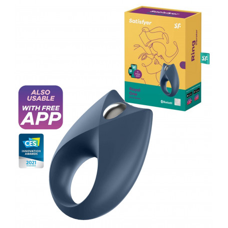 Anello fallico ritardante in silicone cock ring vibrante ricaricabile con app