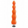 Vibratore vaginale anale in silicone fallo ricaricabile a sfere dildo morbido