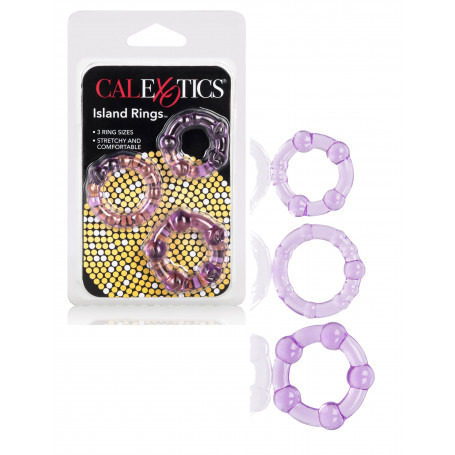 Kit anello fallico 3 pz cock ring ritardante contro eiaculazione precoce sextoys