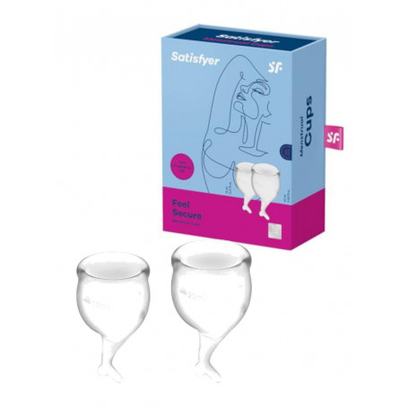 Coppetta mestruale assorbente interno vaginale in silicone morbido 2 pz M e L