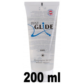 Lubrificante intimo a base acqua anale just glide 200 ml