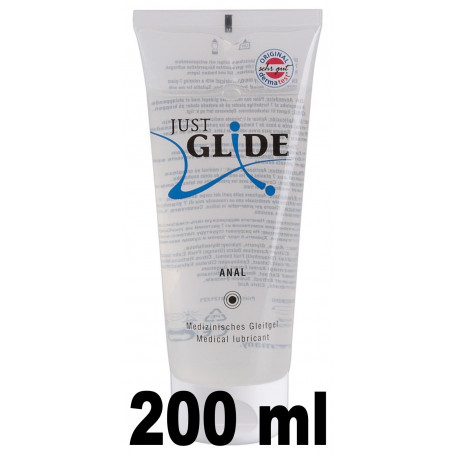 Lubrificante intimo a base acqua anale just glide 200 ml