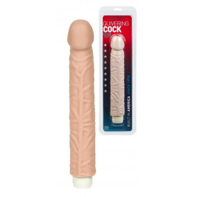 Vibratore vaginale anale fallo realistico morbido pene finto vibrante sexy toys