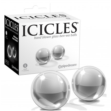 Palline vaginali glass per massaggio pavimento pelvico in vetro stimolatore sexy