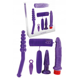 Kit sextoys vibratore anale fallo a sfere anal plug per giochi erotici di coppia