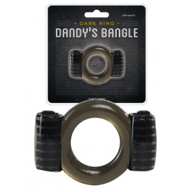 Anello fallico vibrante in silicone nero cock ring ritardante per pene sex toys