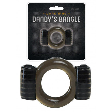 Anello fallico vibrante in silicone nero cock ring ritardante per pene sex toys