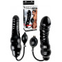 Fallo anale realistico gonfiabile dildo nero sextoys pene finto stimolatore anal