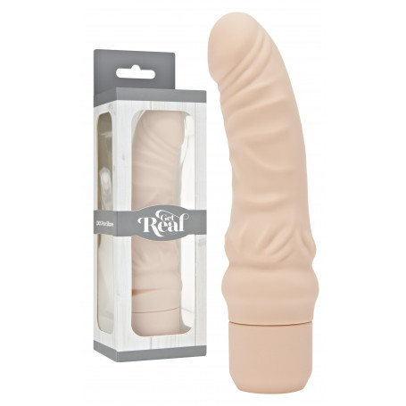 Vibratore vaginale realistico fallo vibrante per punto G dido pene finto morbido