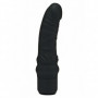 Vibratore vaginale in silicone nero fallo realistico per punto G dildo vibrante