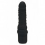 Vibratore vaginale in silicone nero fallo realistico per punto G dildo vibrante