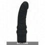 Vibratore vaginale in silicone nero fallo realistico per punto G dildo vibrante