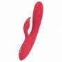 Vibratore rabbit doppio stimolatore vaginale clitoride in silicone ricaricabile