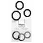 Anello fallico per pene kit 3 pz stimolante ritardate cock ring in silicone nero