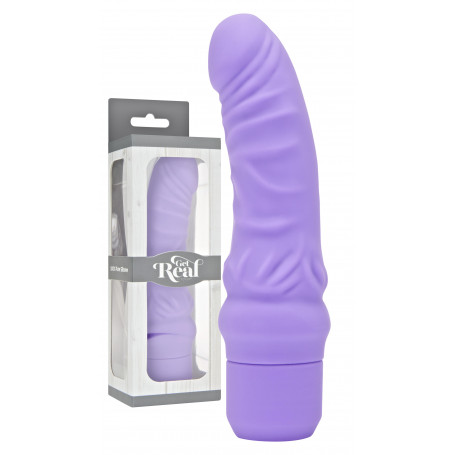 Vibratore vaginale mini fallo vibrante dildo per punto G in silicone realistico